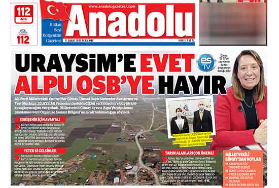 11 Şubat 2021 Anadolu Gazetesi