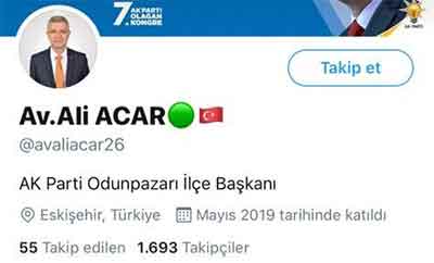 Ali Acar tweet 18 09 2020