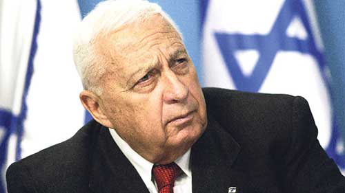 Ariel Şaron İsrail Filistin