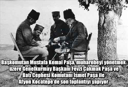 Atatürk - Fevzi Çakmak - İsmet Paşa 30 08 2021
