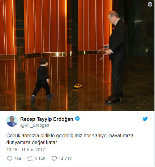 Erdoğan paylaştı, rekor beğeni aldı