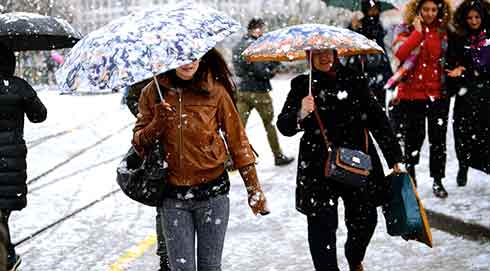 Eskişehir kar yağışı 10 02 2021