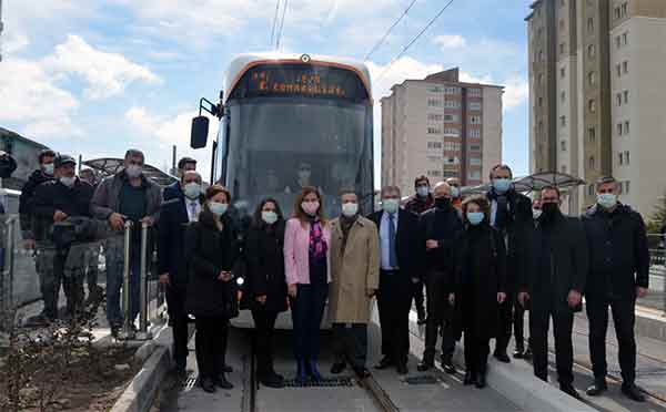Eskişehir tramvay açılışı 16 03 2021