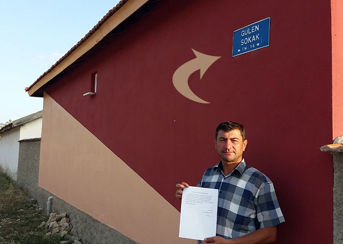 Eskişehir'de gülen sokak için belediyeye başvurdu