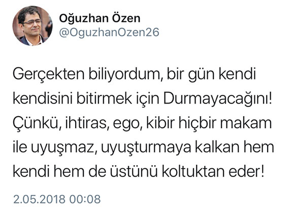 Oğuzhan Özen’in, Odunpazarı Belediye Başkan adayı olmak istediğini bilmeyen yok.