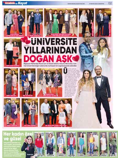 Anadolu'da Hayat Magazin Yaşam Eki bu hafta da dopdolu!
