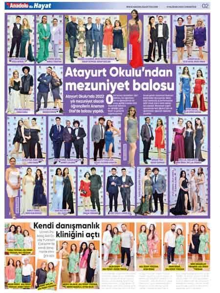 Anadolu'da Hayat Magazin Yaşam Eki bu hafta da dopdolu ve rengarenk!
