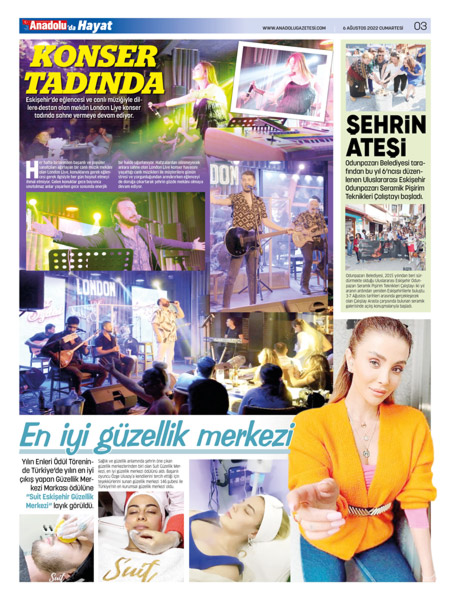 Eskişehir'de eğlencenin, yaşamın ve magazinin nabzını tutan Anadolu'da Hayat bu hafta da dopdolu!