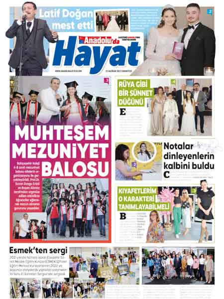 Anadolu'da Hayat Magazin Yaşam Ekimizde bu hafta da yok yok... 
