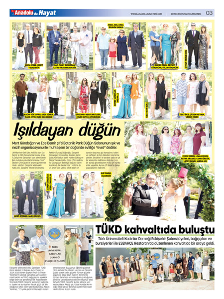 Eskişehir'de yaşamın ve magazinin nabzı Anadolu'da Hayat'ta bu hafta
