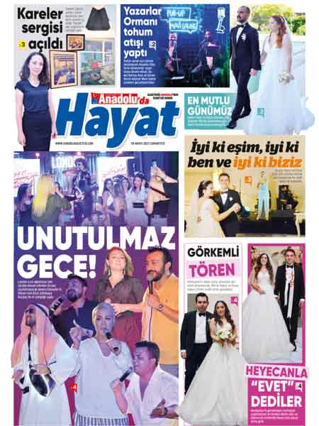 Anadolu'da Hayat sayfaları bu hafta da dolu dolu...