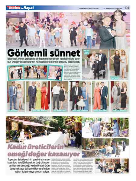 Anadolu'da Hayat Magazin Yaşam Ekimizde bu hafta...