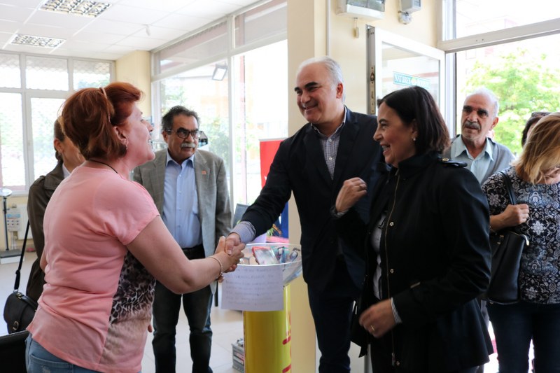 Cumhuriyet Halk Partisi'nin Eskişehir'de 4. sıradan milletvekili adayı gösterdiği Engin Çakmak'ın temsil ziyaretleri.