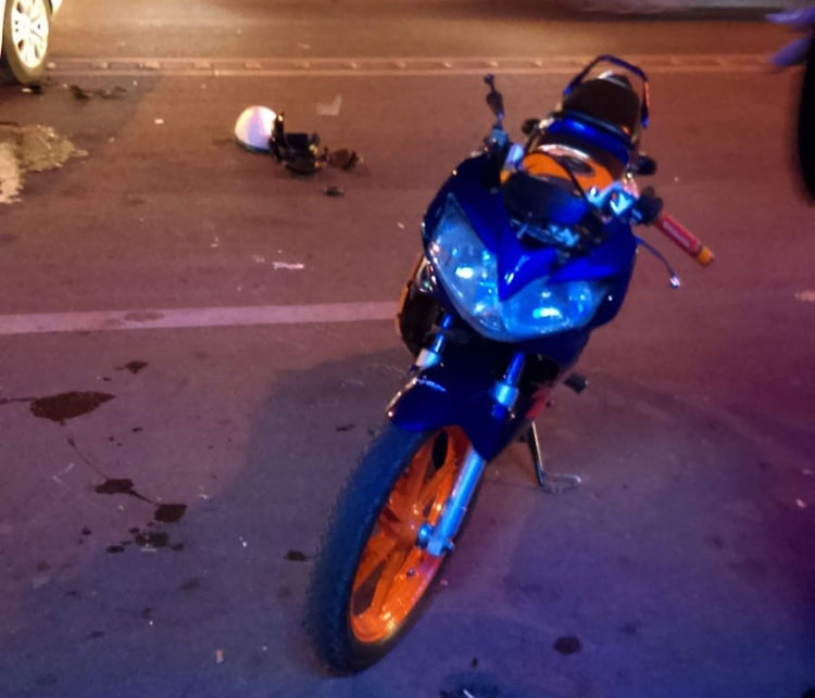 Eskişehir'de motosikletle otomobilin çarpışması sonucu bir kişi hayatını kaybetti.