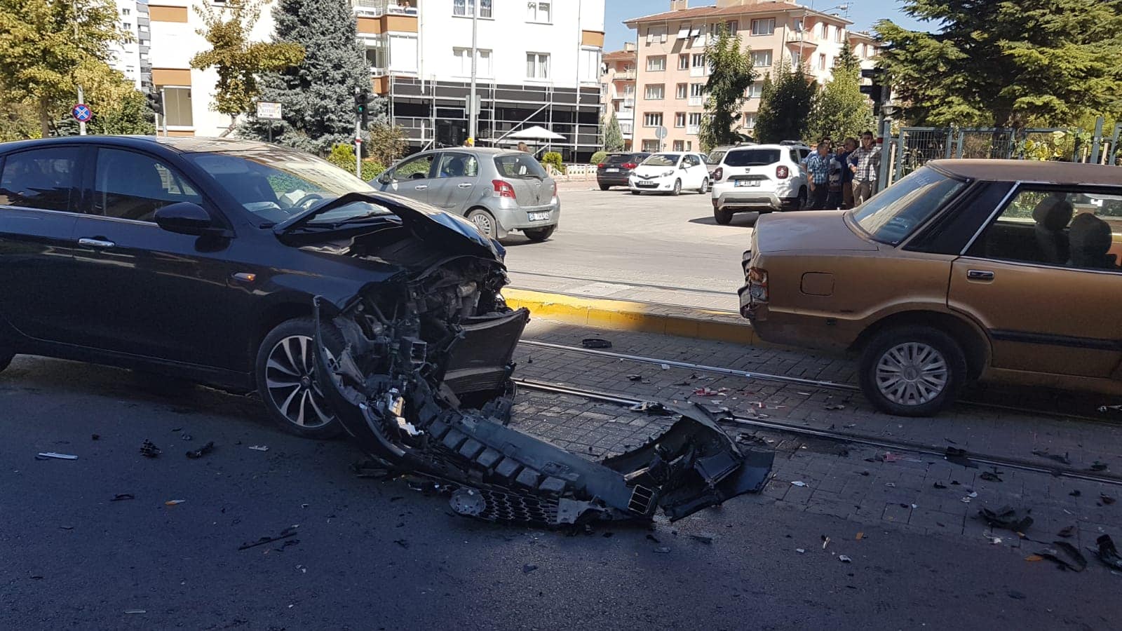Eskişehir'de meydana gelen trafik kazasında 4 kişi yaralandı. 