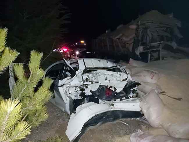Sivrihisar-Eskişehir karayolunun 27’nci kilometresinde Metin D. idaresindeki 26 AAT 239 plakalı araç, lastiğinin patlaması sonucu bariyerlere çarparak yolun ortasına savruldu