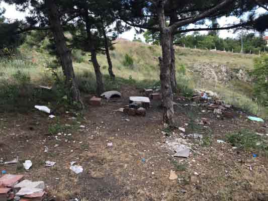 Avrupa kenti olarak bilinen Eskişehir’de duyarsızca atılan çöpler görenleri hayrete düşürüyor.