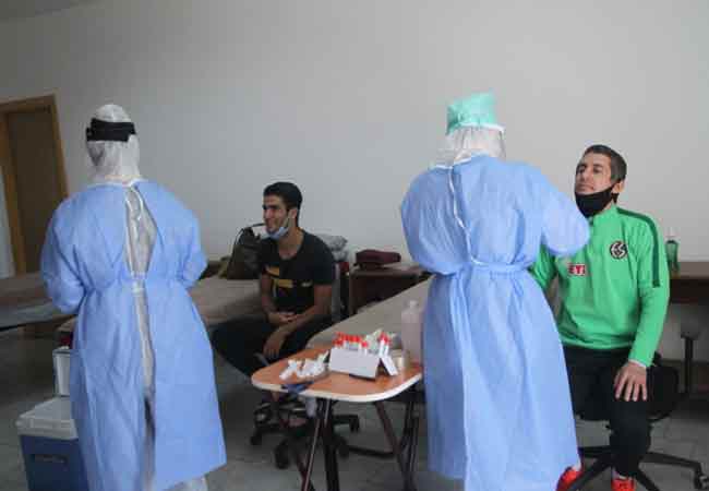 Vali Hanefi Demirkol Tesisleri’nde yapılan Korona virüs testleri devam ediyor.
