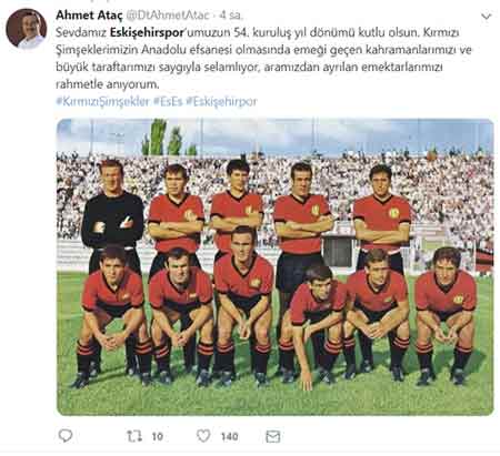  Anadolu futbolcunun önderi kısa sürede Türk futboluna damgasını vurmayı başardı.