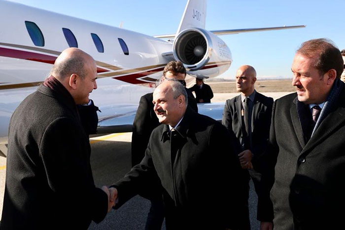 İçişleri Bakanı Süleyman Soylu bir dizi etkinliğe katılmak üzere Eskişehir'e geldi.