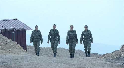 Bir kısmı daha önce Fırat Kalkanı harekatına da katılan kadın subaylar, Zeytin Dalı Harekatı'na katılan birliklerin adeta eli ayağı oluyor.