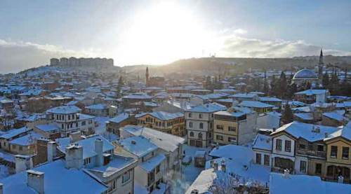 Eskişehir'de seyrine doyulmaz kar manzaraları