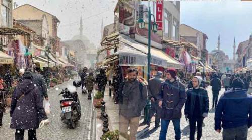 Eskişehir'den birkaç dakika arayla iki fotoğraf