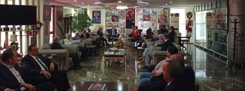 Eskişehir'in başkanlarından Esnaf Ve Sanatkarlar Odaları Birliği'ne ziyaret