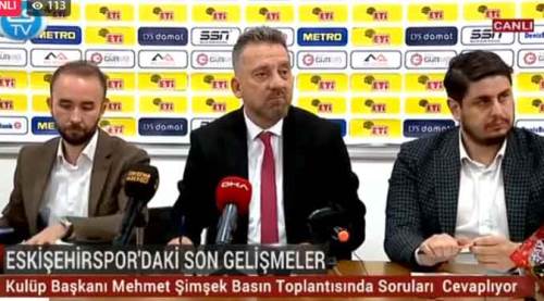 Eskişehirspor'da kritik toplantı! Yönetimden flaş açıklamalar