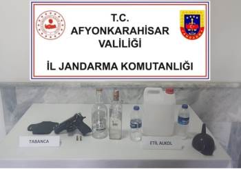 Sahte Alkol Üreten Şahsı Jandarma Yakaladı
