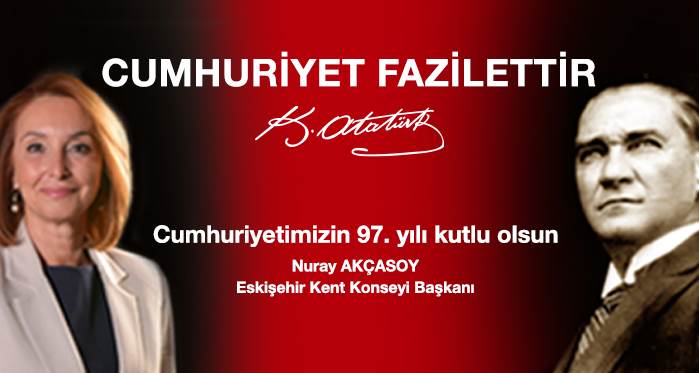 29 Ekim Cumhuriyet Bayramımız kutlu olsun (Eskişehir Kent Konseyi)