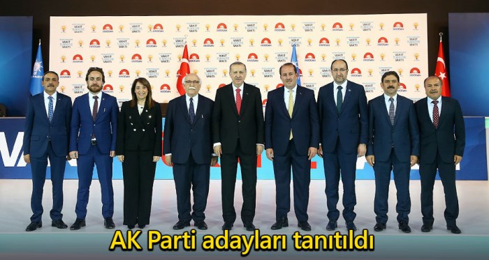 AK Parti adayları tanıtıldı