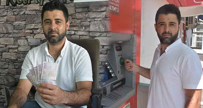ATM'de unutulan paranın sahibini arıyor