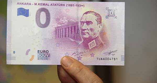 Avrupa Merkez Bankası Atatürk portreli 'Euro’ bastı