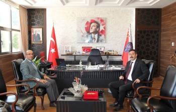 Başkan Mustafa Çöl, Emniyet Müdürü Ali Temiz’İ Ziyaret Etti

