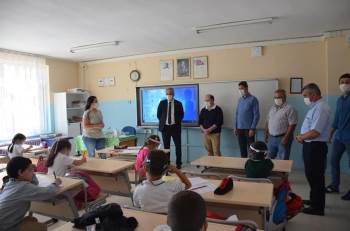 Başkan Yaman’Dan Yüz Yüze Eğitime Bağlayan Öğrencilere Ziyaret

