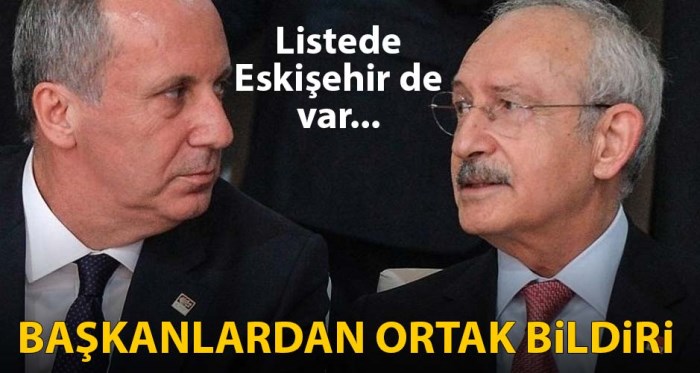 Başkanlardan Kılıçdaroğlu'na destek