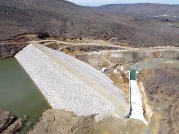 Bilecik’Te Elmabahçe Barajı’Nda Su Tutulmaya Başlandı
