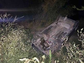Bilecik’Te Şarampole Yuvarlanan Araç İçinde Bulunan 1 Kişi Yaralandı
