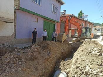 Çamdibi Köyü Altyapı Çalışmaları Başladı

