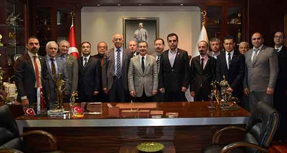 Demiryolcular Başkan Ataç'ı ziyaret etti