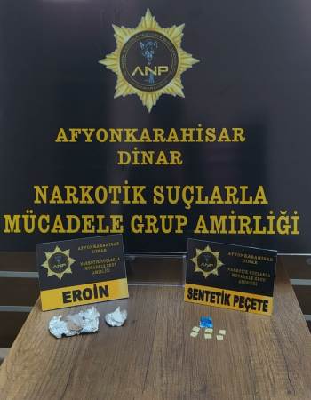 Dinar’Da Uyuşturucu Operasyonu: 3 Gözaltı
