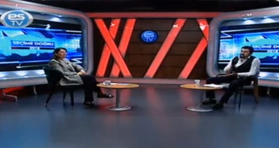 Emine Nur Günay ES TV'deydi