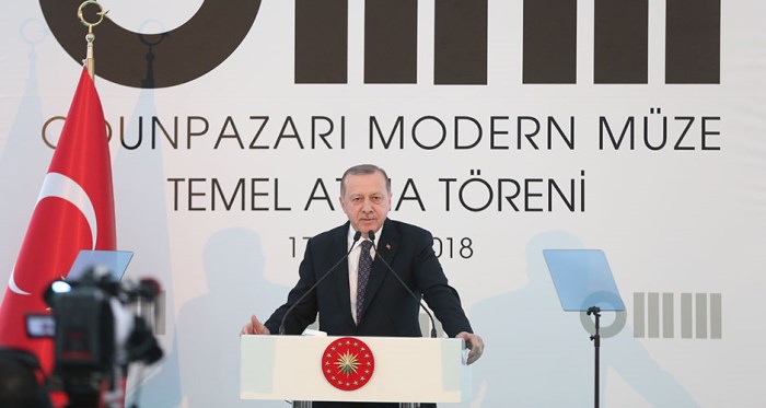 Erdoğan Modern Müze'nin temelini attı