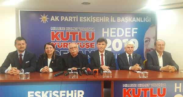 Eskişehir AK Parti teşkilatı açıklama yaptı