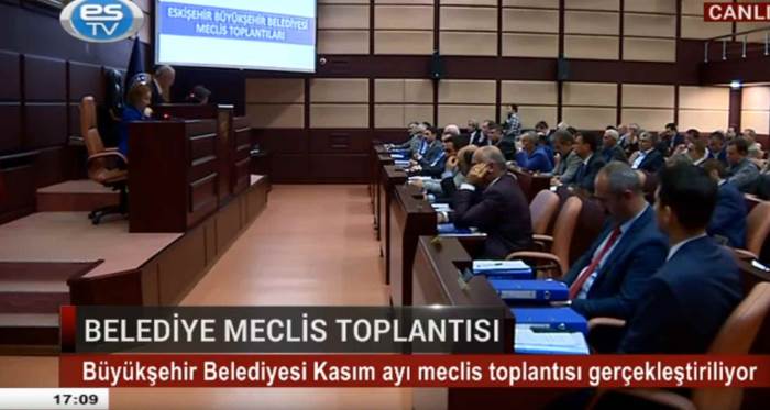 Eskişehir Büyükşehir Belediyesi Kasım Ayı Meclis Toplantısı