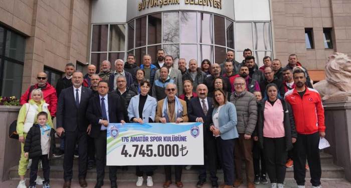 Eskişehir Büyükşehir'den amatör spora tarihi destek!