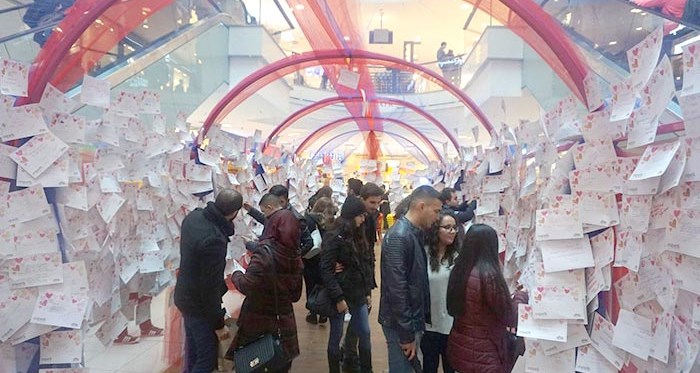 Eskişehir'de 'aşk tüneli' sürprizi