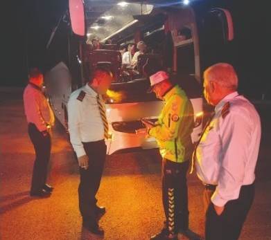 Eskişehir'de 33 otobüs sürücüsü bilgilendirildi