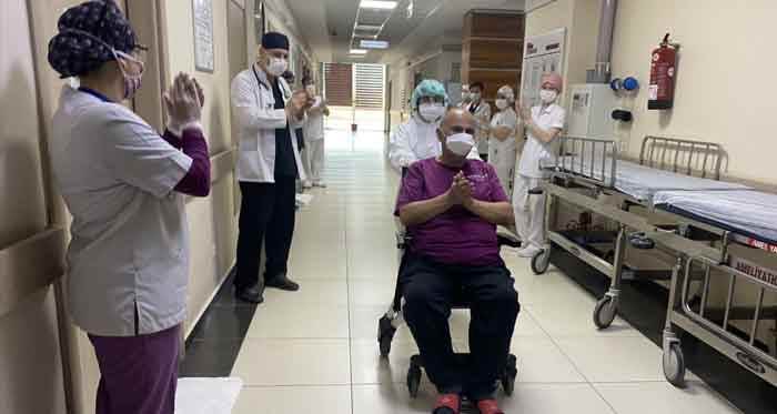 Eskişehir'de 62 yaşındaki kalp hastası koronavirüsü yendi!